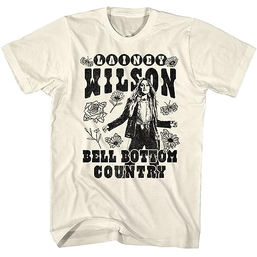 Lainey Wilson Music Bell Bottom Country Adult Short Sleeve T Shirt Vintage Style Graphic Tees