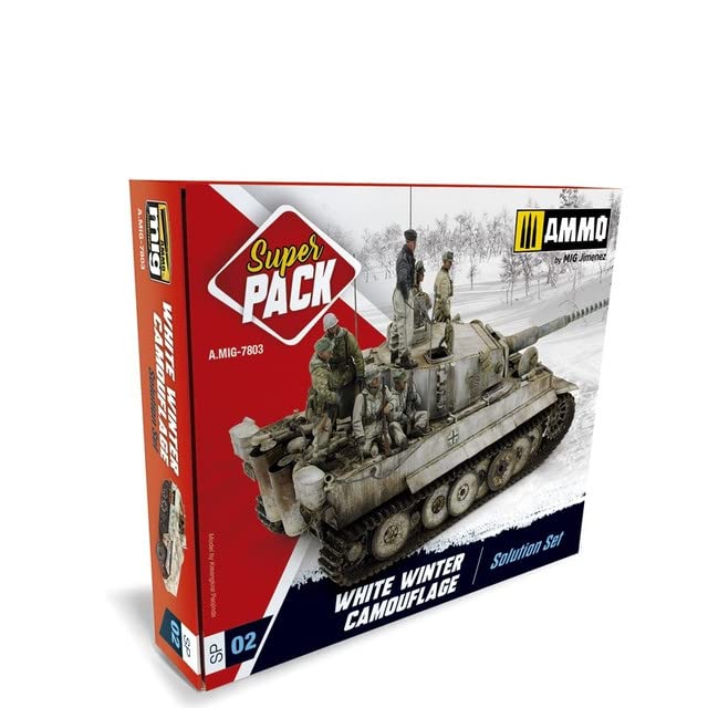Ammo Mig 7803 White Winter Camouflage Solution Set