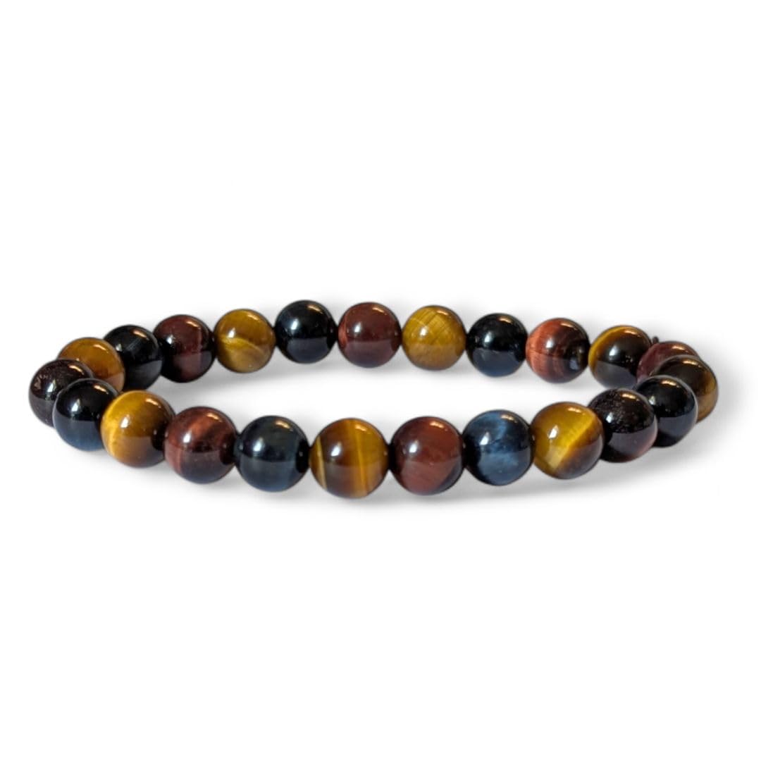 Bracelet Lithothérapie Pierres Naturelles 8mm – Protection, Quartz Rose & Cornaline – Bien-être Énergétique – Bijou Élastique Femme Homme – Spécialiste Français