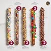 KREMERY Creamy Chocolate Cravings - Mothers Day Treats, Chocolate Covered Pretzel Rods Gift Basket with Candied Toppings (8 Pretzels) Sweet Treats in Clear Tube Kosher