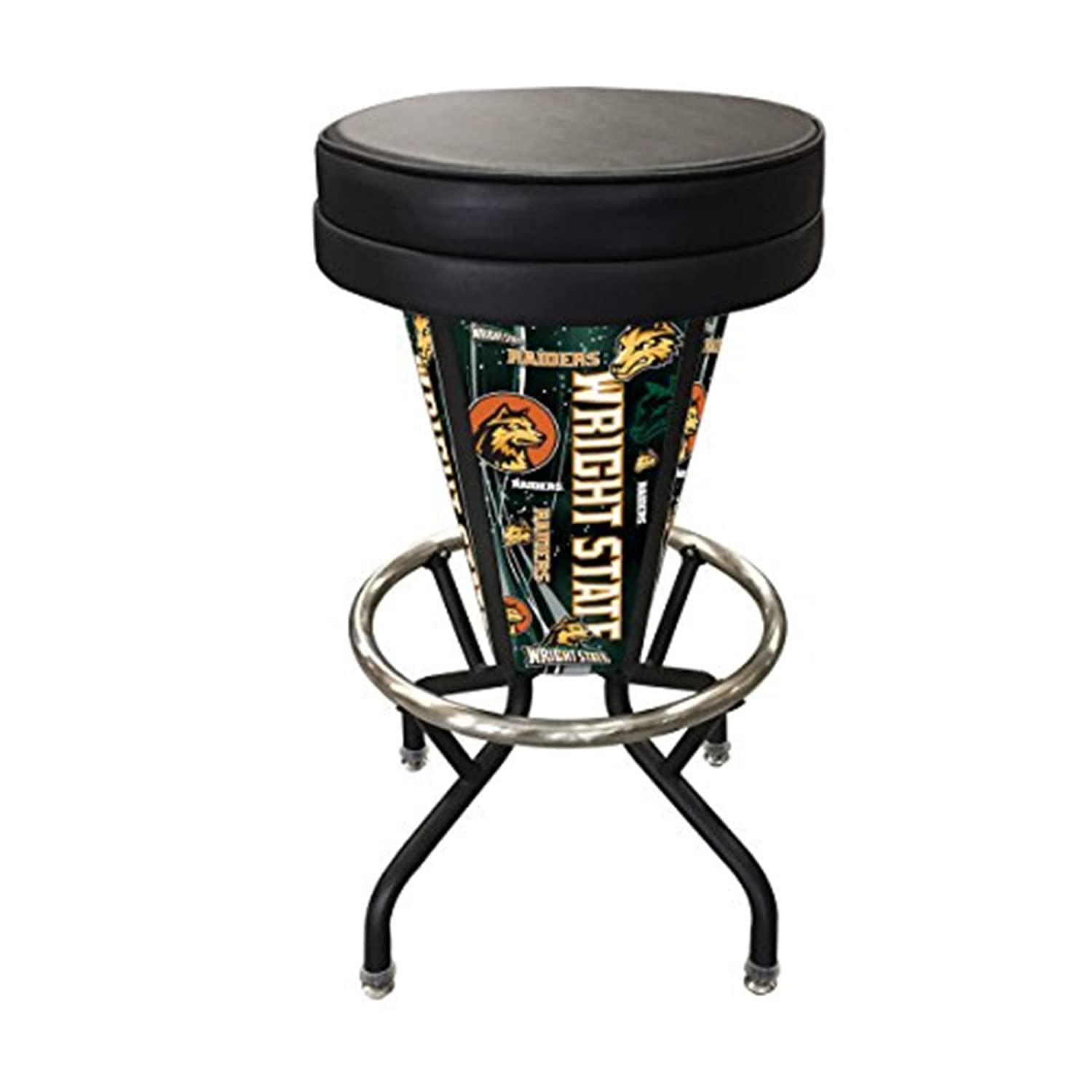 Holland Bar Stool Co. Indoor/Outdoor Lighted LED Wright State Swivel bar Stool