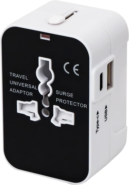rts Worldwide Universal Travel Adapter Type C USB C to USB