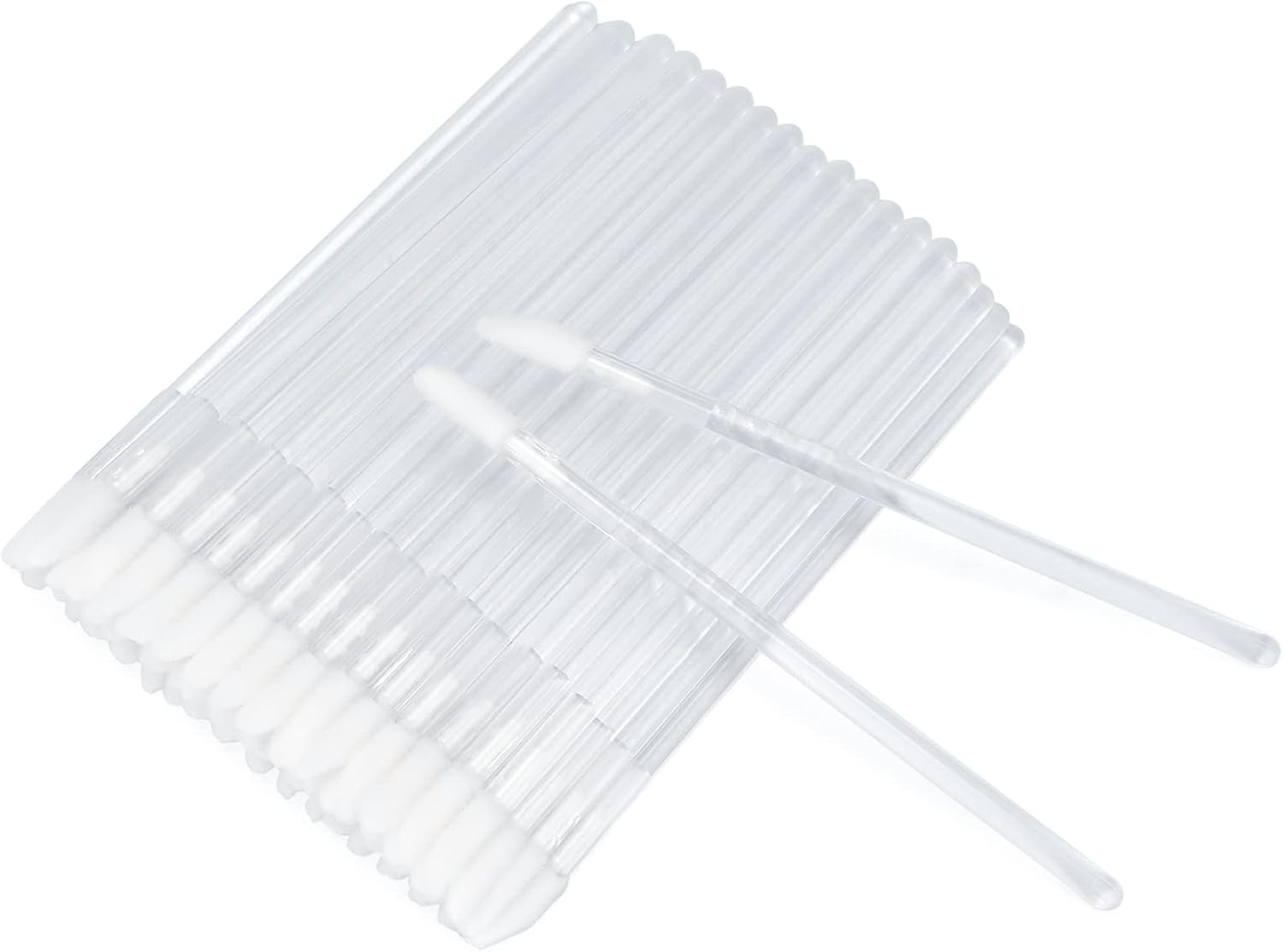 Lip Gloss Applicators, Transparent Disposable Lip Brushes, Lipsti
