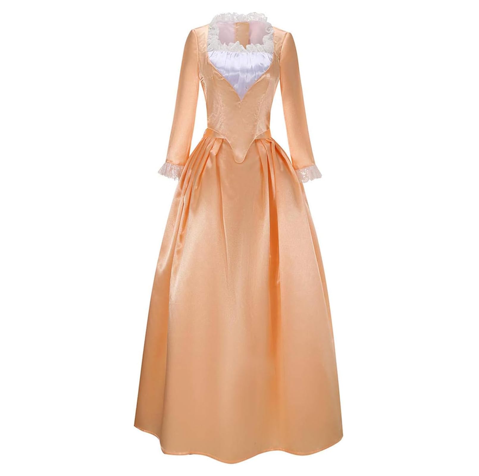 (similar size L)Hamilton Elizabeth Schuyler Angelica Peggy Colonial Women Royal Retro Musical Dress Victorian Ball Gown Maiden Costume