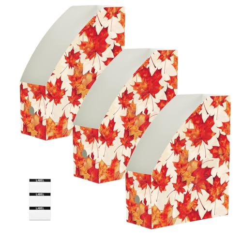 Porte-magazine pliable taille légale motif feuille d'érable premium