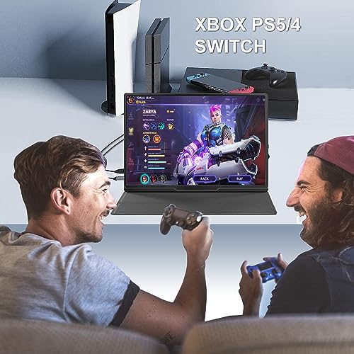 moonka 10.5inch Portable Monitor 1920x1280P FHD IPS Screen USB-C Laptop Second External for Laptop,PC,Mac Phone,PS,Swich,IPS Ultra-Thin Zero Frame Gaming Monitor/Premium Smart Cover by moonka - Image 7