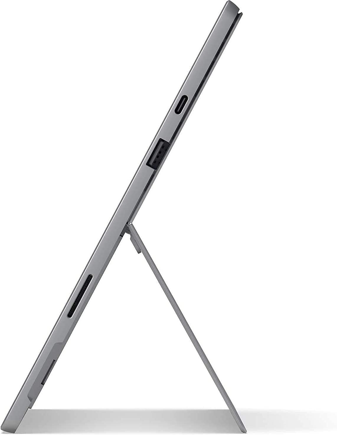 Microsoft Surface Pro 7 Bundle – 12.3" Touch - Intel i7-10th Gen 16GB Ram - 512GB SSD–Platinum– Windows Pro - with Microsoft Type Cover Black (Renewed)