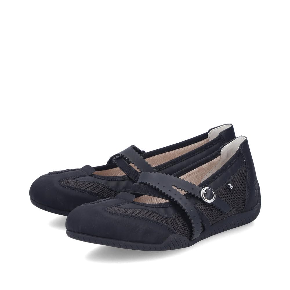 Rieker Damen Klassische Ballerinas 41250, Frauen Flats, lose Einlage