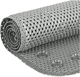 Deluxe Bathtub Mat Non Slip, Soft Foam Bath Mats for Bathroom Tub, Bathtub Mat with Drain Holes, Suction Cups- 36” X 17” - Dark Grey