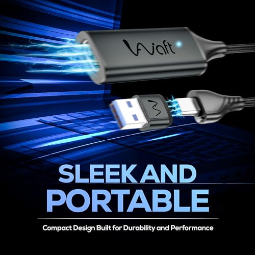 AIWaft 4K HDMI Video Capture Card | Full HD 1080p 60FPS Streaming & Recording | Portable Capture Device for Gaming, Broadcasting & Live Streaming |... - Image 5