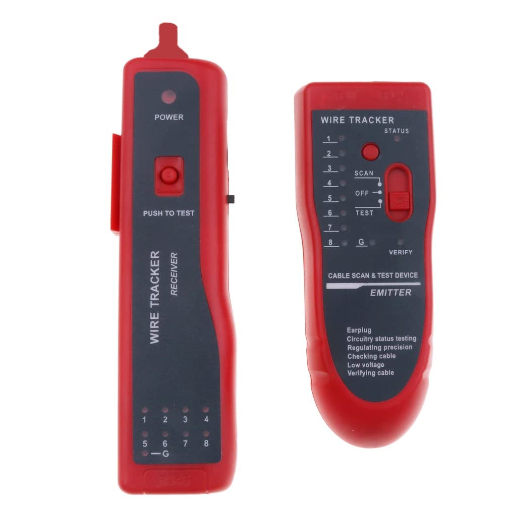 LipiWorld® Line Finder for Communication Lines, Network Cable Tester LAN RJ45 RJ11 Cable Wire Tracker Phone Generator Tester Diagnose Tone Networking (B09RMNSF88) Amazon Price History, Amazon Price Tracker