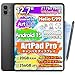 TECLAST ArtPad Pro タブレット 12インチ Helio G99 2K IPS大画面、スタイラス T-Pen付属、PD30W急速充電+10000mAh、20GB+256GB+1TB拡張、Android 15タブレット 12.7インチ 重力/ホール/光センサー Widevine L1+GMS+4G LTE+Wifi6+BT5.2+GPS+顔認識、AnTuTu40万点+
