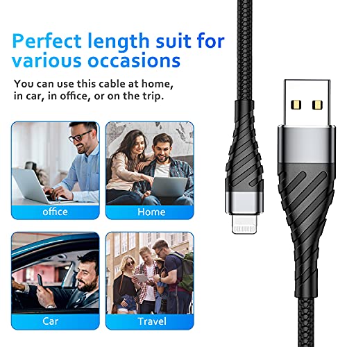 Dayaoncy Cavo iPhone 3 Metri 3Pezzi, Certificato