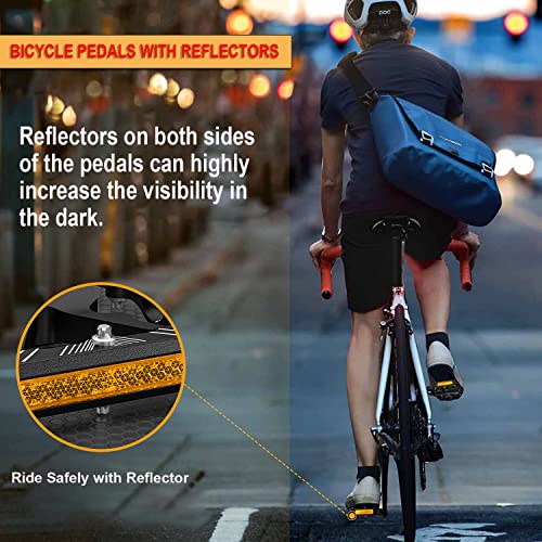 Wide Platform MTB Road Pedals