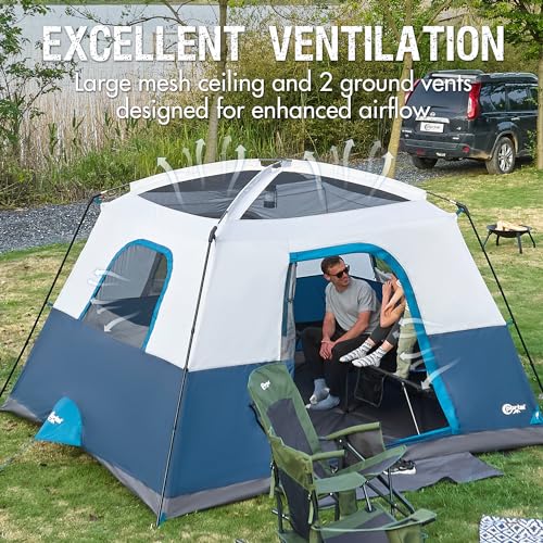 Heavy Duty 8-Person Camping Tent
