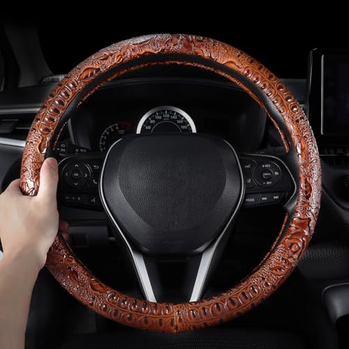 Follicomfy Crocodile Grain Brown Cover