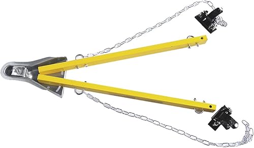 Miniatura 2 de Barra de remolque de 5,000 libras de capacidad, acoplador de 2 pulgadas, ancho de apertura de 41 pulgadas, soporte de parachoques con cadenas, RV,