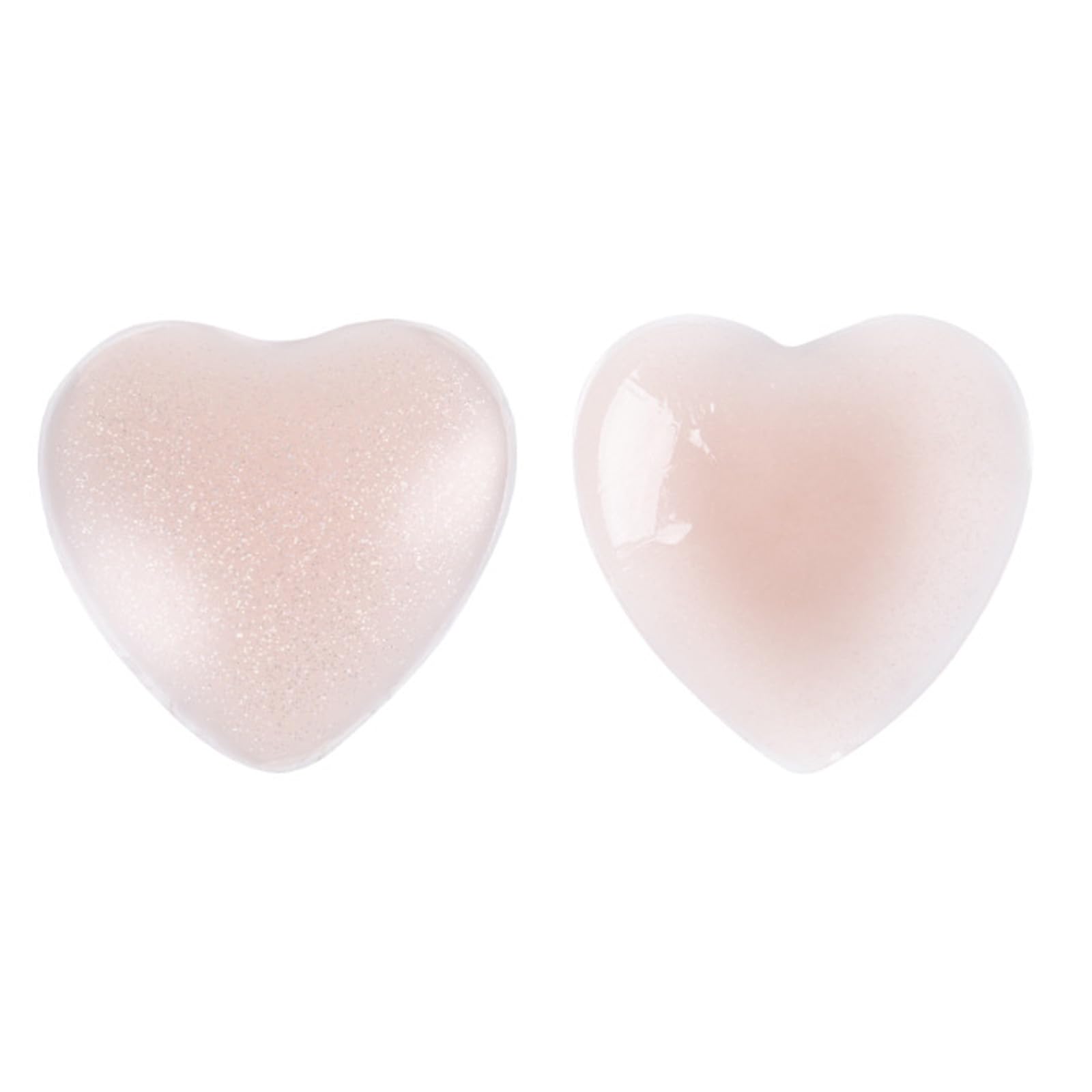 TingHaoO Heart Shaped Nipple Covers for Women Girls Reusable Breast Petals Adhesive Nipples Stickers Silicone Pasties Gifts