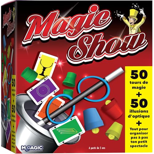 Megagic Magic Show coffret de tours de magie pour enfants dès 5 ans| Cadeau d'anniversaire pour...