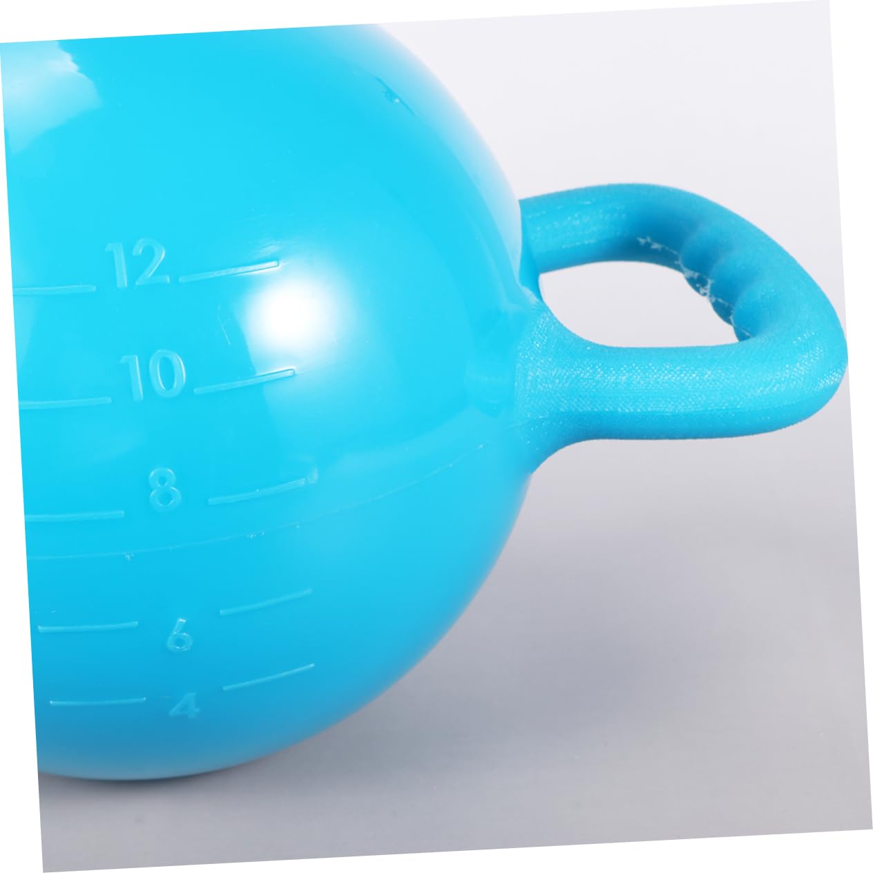 Happyyami Kettlebell Wodny Fitness z Podwójnymi Uchwytami Regulowany Ciężar z PVC Bezpieczny i Trwały Sprzęt Do Pilatesu Oraz Treningu Siłowego dla Kobiet i Mężczyzn Fioletowy