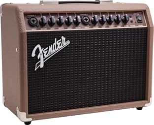 6” SPEAKER WITH “WHIZZER” CONE: For more effective high-frequency response, the Acoustasonic 40 bears the unusual distinction of being the only Fender guitar amp to use a “whizzer” cone—a small supplementary speaker cone attached to the voice coil of...