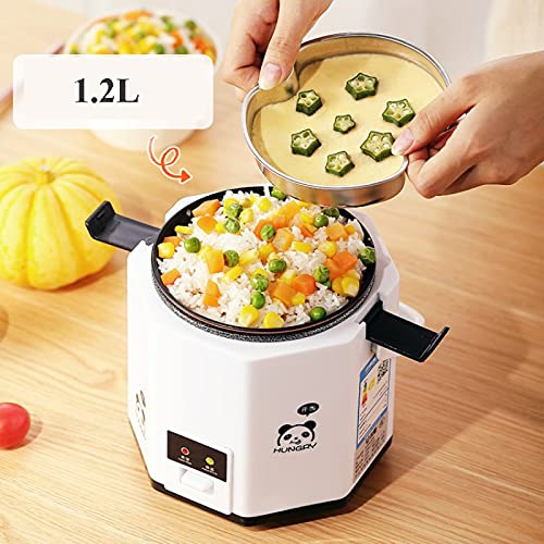 ErZhuiZi Mini Reiskocher Multikocher mit Antihaft-Innentopf Automatisches Kochen und Einfache Reinigung für 1-2 Personen… – Bild 3