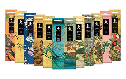 Tierra Zen Koh Do Lot de 12 boîtes d'encens Multicolore 19,5 x 13,5 x 5,5 cm