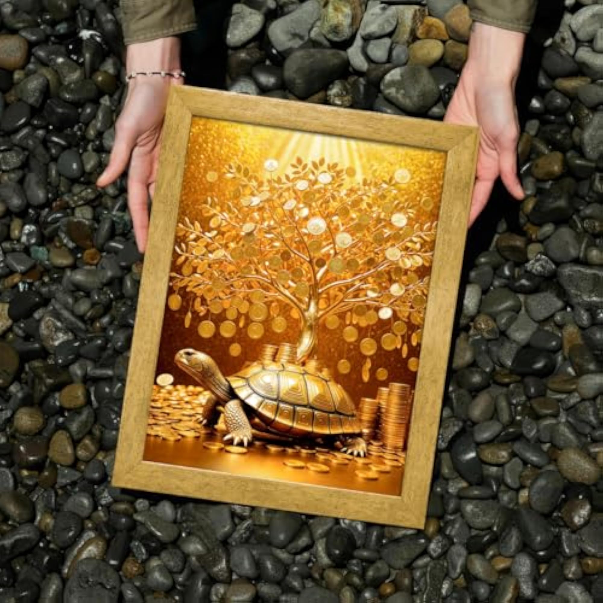 Paper Money Tree Painting for Vastu