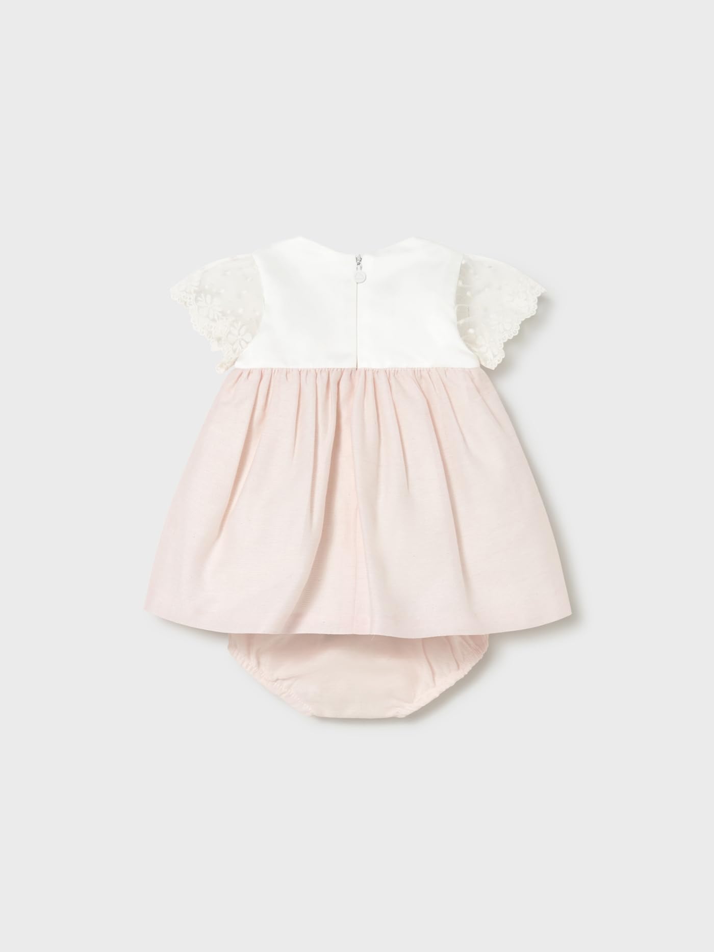 Mayoral Vestido Combinado Ceremonia para bebé niña Tulipan