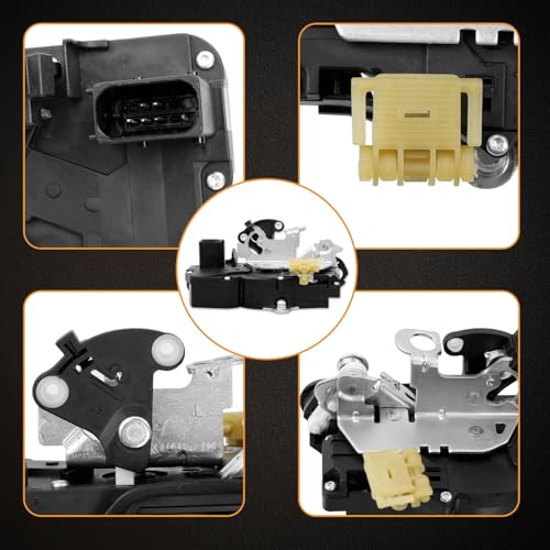 Image of Door Latch Lock Actuator Motor Compatible with Chevy Suburban Tahoe Avalanche Silverado GMC Sierra Yukon Cadillac Escalade 2007-2009 4pcs Latch Lock Kit Replaces 931-303 931-304 931-108 931-109