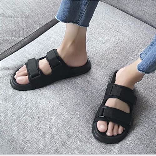 Light Weight Casual Men Sandals Outdoor Slippers Flip Flops Non Slip Man Beach Shoes(D,39 Code)4