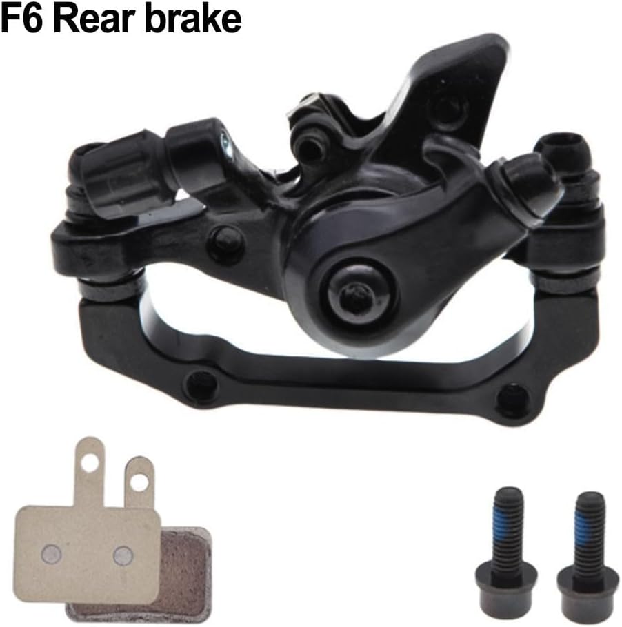 Bike Disc Brake Kit, Mechanical Disc Brakes Aluminum Alloy Caliper Mechanical Disc Brake Caliper Set Front And Rear For Electric Bike Mountain Bike Road Bike Folding Bike (rear brake)