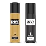ENVY Rush & Noir Deo Combo Set – 120ML Each (Pack of 2) | Long Lasting Fragrance Deodorant for Men