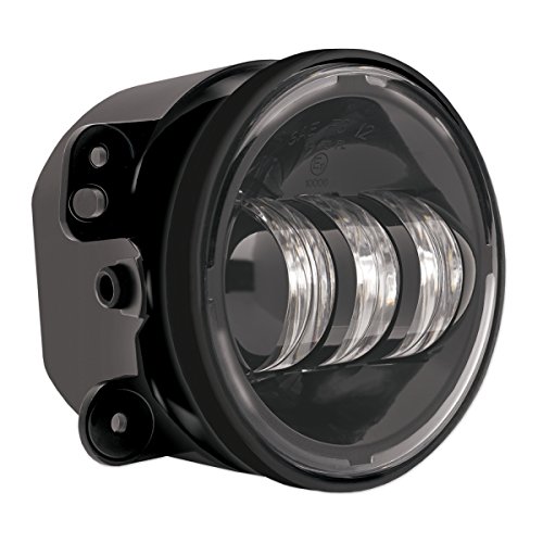 J.W. Speaker 0550871 - Model 6145 J 12V LED Fog Light with Black Inner Bezel