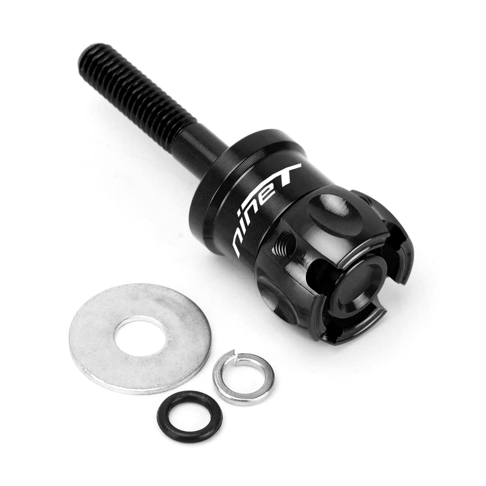 Modeer per BMW R NINE T R NINE T Racer / PURE / Scrambler 2014-2022 Moto CNC sedile posteriore Bullone Montatura Rimozione vite Tool-Less Quick Release Replacement rninet Accessori (nero)