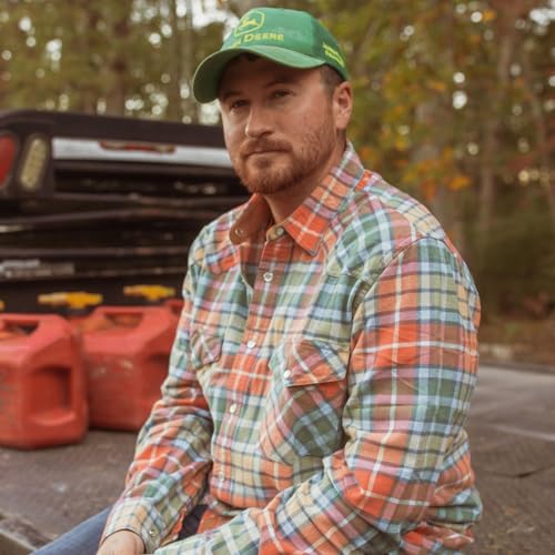 Dubinik® Flannel Shirt for Men Western Mens Pearl Snap Shirts Long Sleeve Casual Cozy Vintage Cowboy Plaid Soft Pure Cotton3