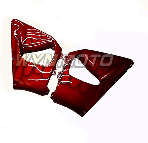Miniatura 8 de Kit de carenado de motocicleta apto para Honda 1998 1999 CBR900RR 919 CBR919RR CBR 900RR 98 99 ABS Carrocería de plástico - rojo con patrón de Flemes