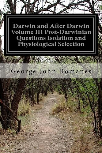 Darwin and After Darwin Volume III Post-Darwini... 1514622769 Book Cover