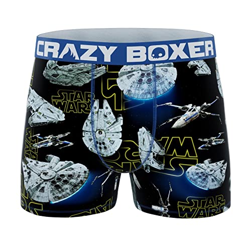CRAZYBOXER Men's Underwear Star Wars Freedom of movement Original Boxer Brief Lightweight (2 PACK)4
