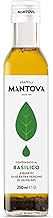Extra Virgin Oil Flavored with Basil - 100% Italian Product - Superior Category Olive Oil - Cold Extract - Fratelli Mantova dal 1905 (Basilico)