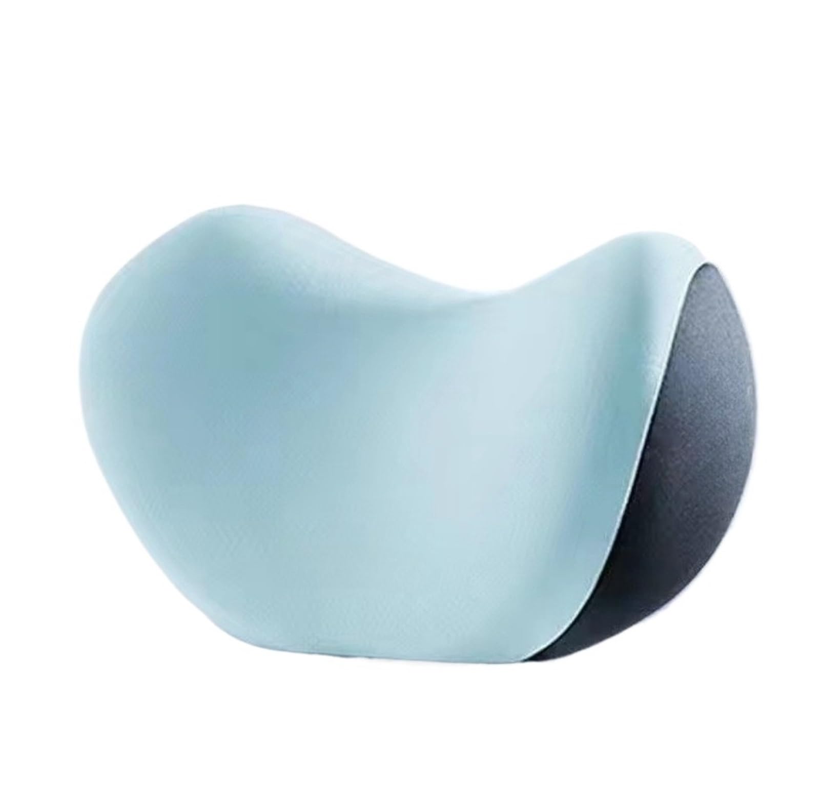 poduszka do jazdy Car Seat Headrest Poduszka Pod Szyję Samochodu I Zestaw Podparcia Lędźwi. Poduszka Zagłówka Z Pianki Memory Z Nakładką Do Siedzisko(Blue Headrest)