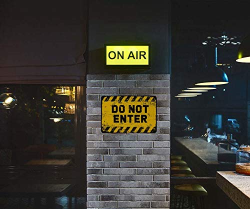 Amazon.co.jp: Swono Do Not Enter Danger 警告ブリキ看板 Stop Halt