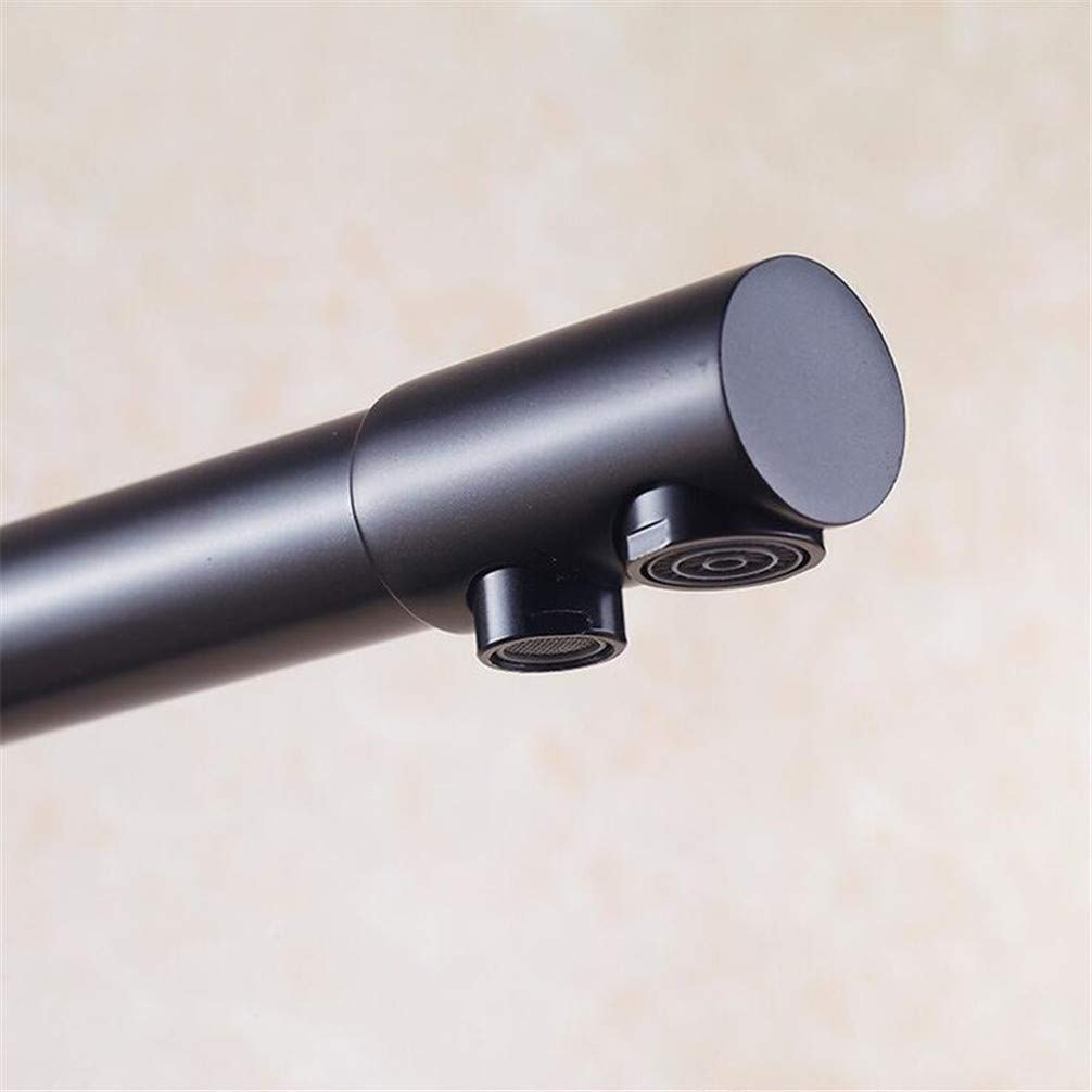 Küchenarmatur Mischbatterie, massive Messingkonstruktion, Doppelauslauf-Design mit Trinkwasserfilter, Tri-Flow-Funktion für effiziente Filtration