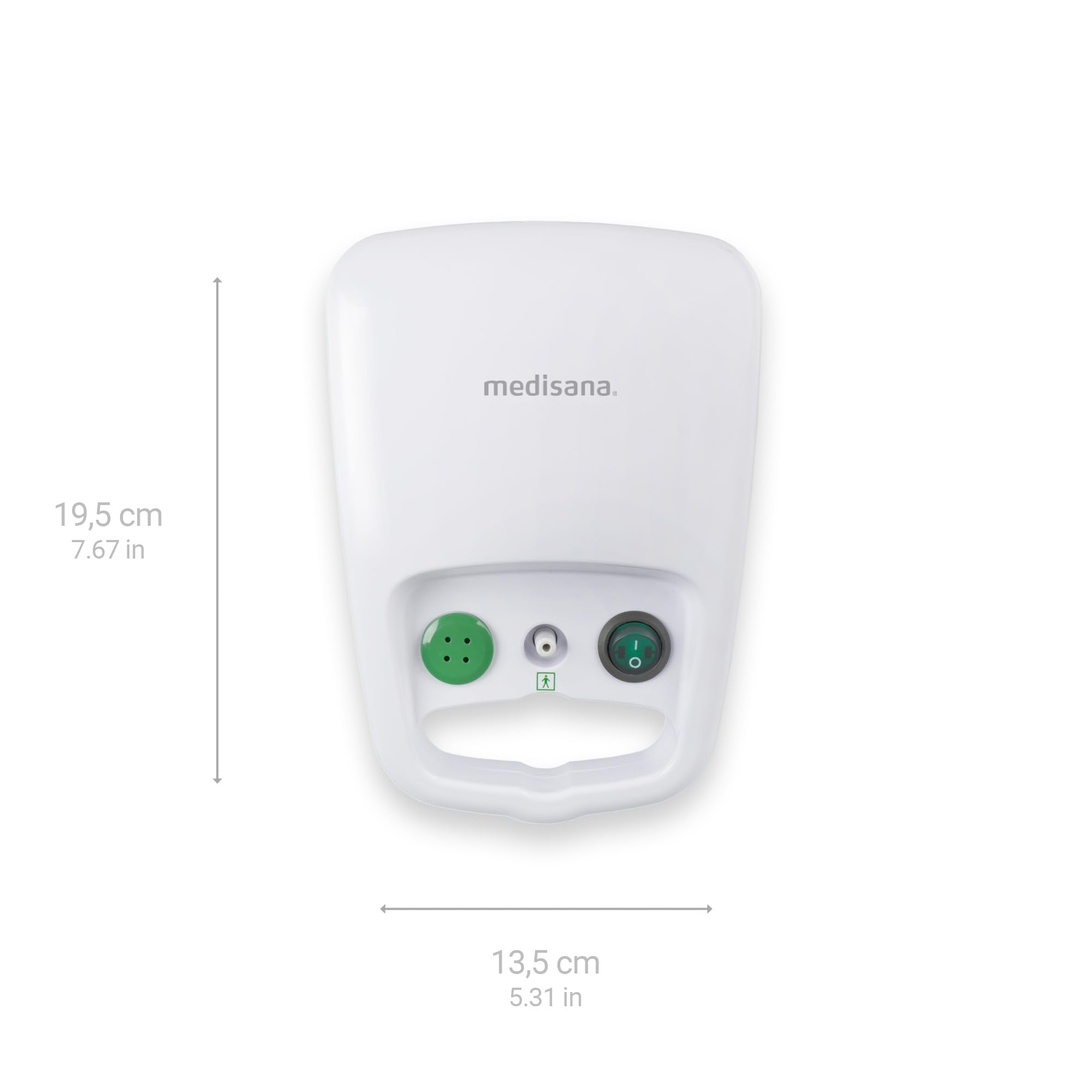 Medisana IN 500 inhalateur, nébuliseur à compresseur avec embout buccal et masque pour adultes et enfants, pour le rhume ou l'asthme avec accessoires supplémentaires et tube long