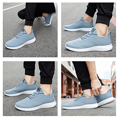 Image of YDB Men's Running Shoes Ultra Lightweight Breathable Walking Shoes Non Slip Athletic Fashion Sneakers Mesh Workout Casual Sports Shoes