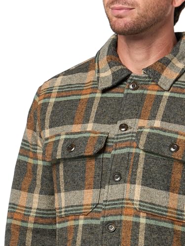 Image of Lucky Brand Men's Plaid Shirt Jacket