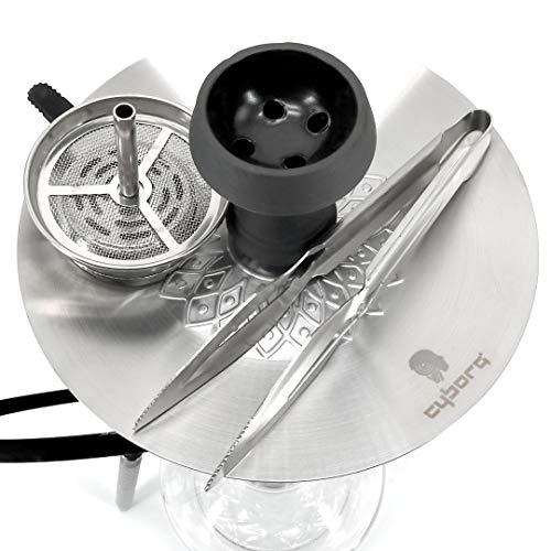 CYBORG Shisha Edelstahl King of Steel Bozz Komplettset – Bild 5