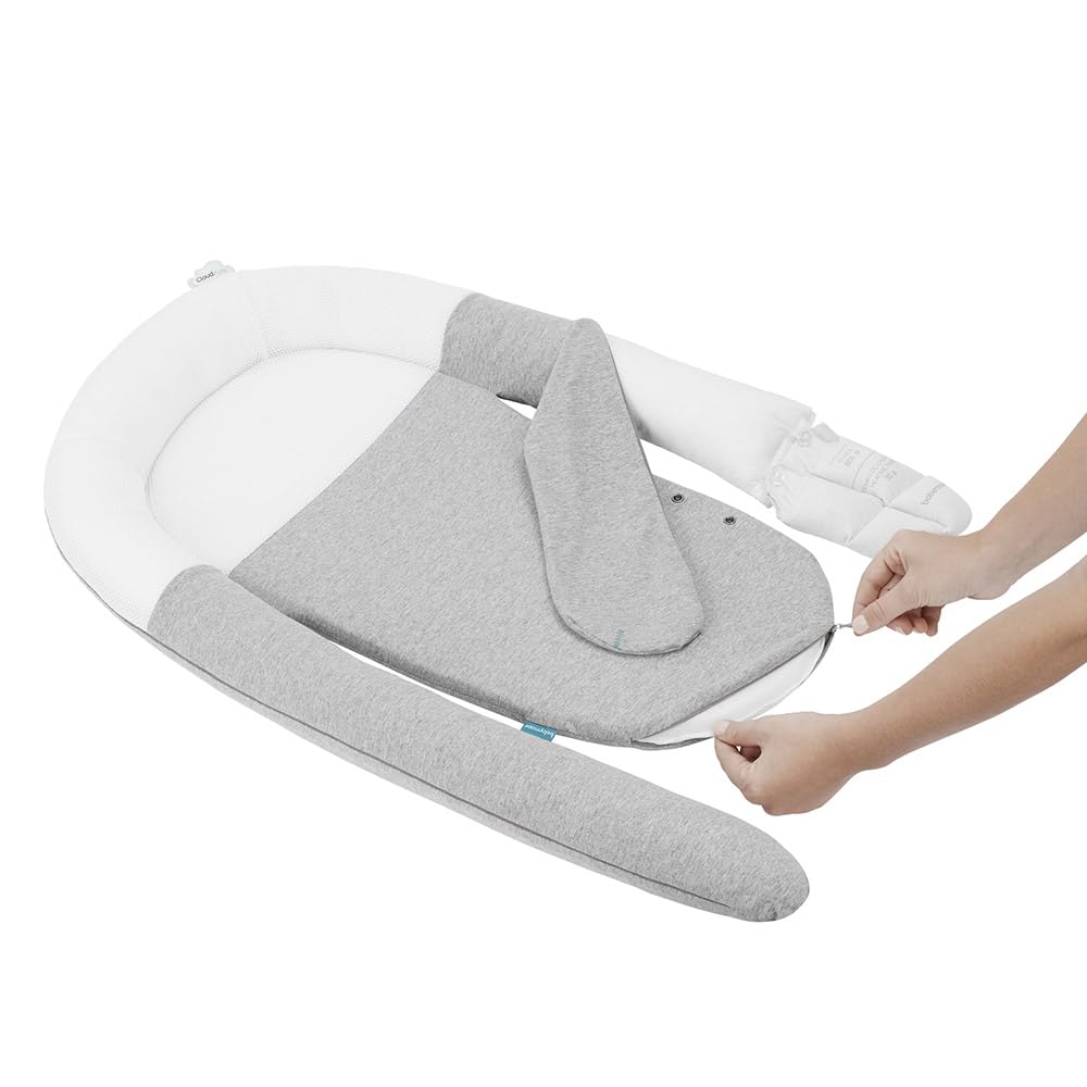 Babymoov Reductor anticólicos CloudNest Babymoov - Calentador integrado - Suave algodón bio