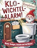 Klo-Wichtel-Alarm: Komplettset mit über 200 fertigen Wichtelbriefen, kreativen Streichen, Bastelideen & vielem mehr – für eine lustige und stressfreie Adventszeit | inkl. Bonusmaterial zum Download