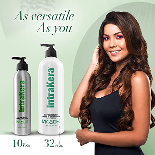 Image Intrakera Leave In Conditioner For All Hair Types, 32 Fl Oz - Detangler For Dry Or Damaged Hair - Deep Moisturizer Hair Treatment For Women - Anti Frizz #TOP7